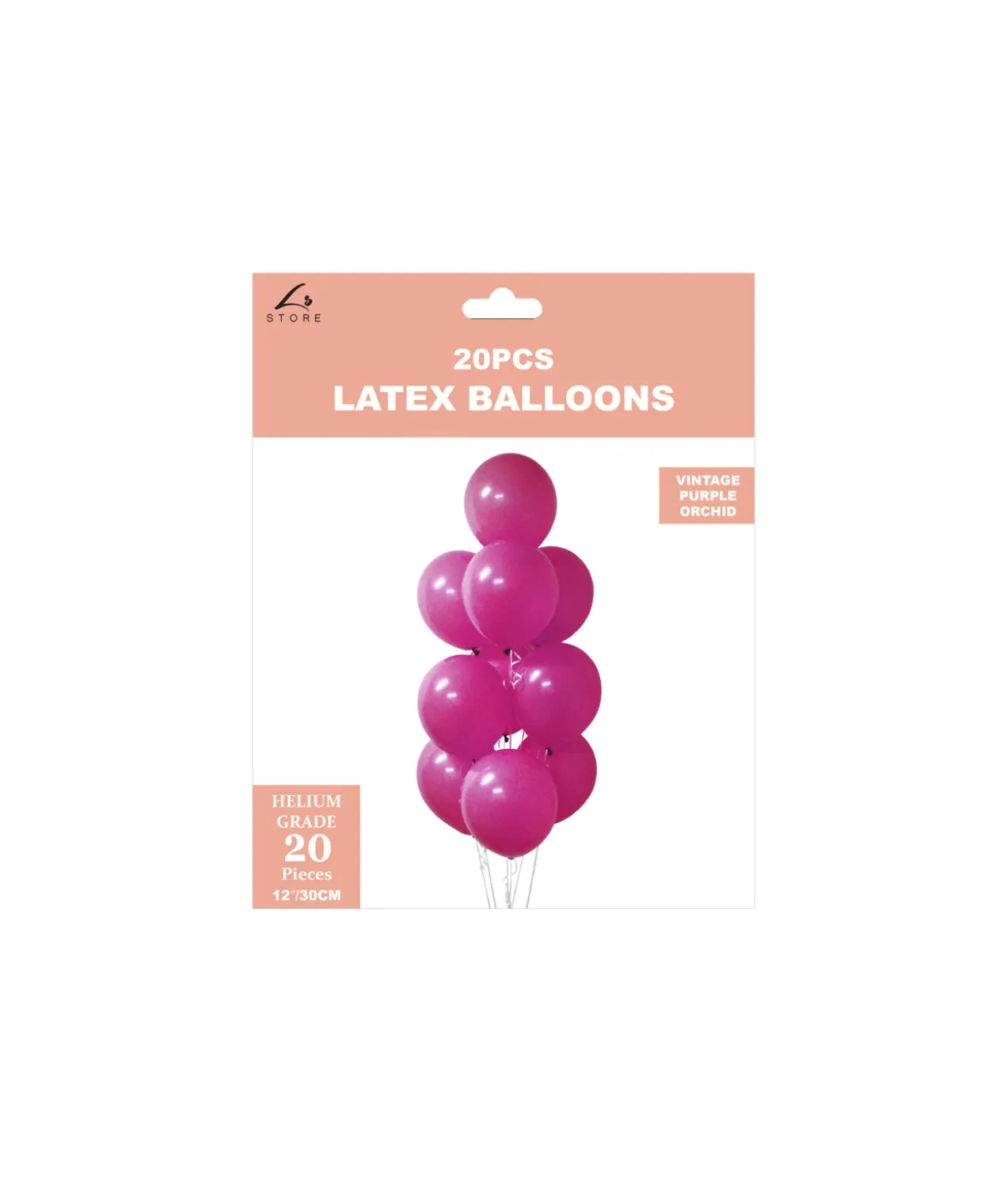 Purple Orchid Latex Balloons 12inch 20pk