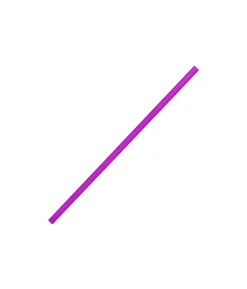 Purple Paper Straws 25pk