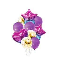 Purple Party Balloon Set 10pc