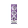 Purple Pearl Snowflake Icing Decorations 12pk