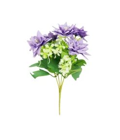 Purple Rose 5 Head 28cm