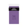 Purple Round Plastic Tablecover 213x213cm