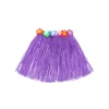Purple Short Hula Skirt 40cm