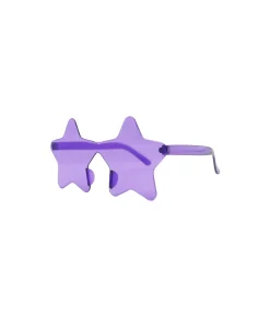 Purple Solid Color Party Star Glasses