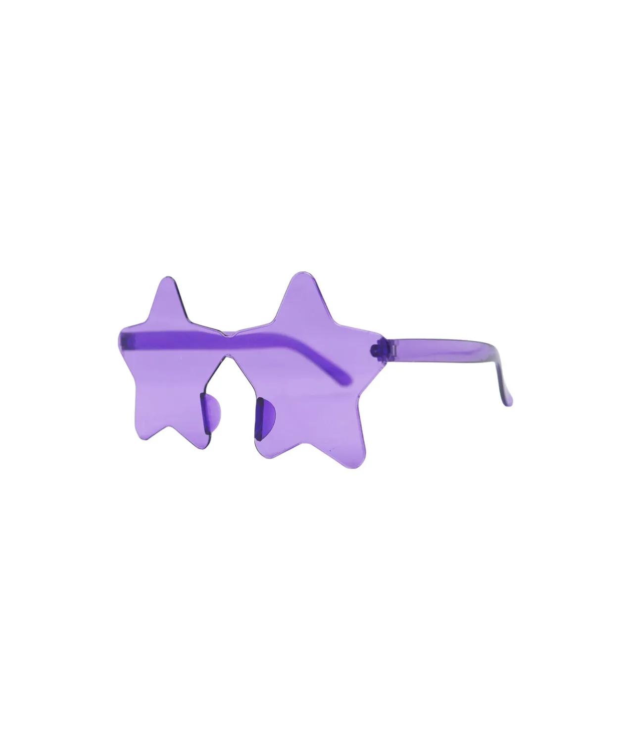 Purple Solid Color Party Star Glasses