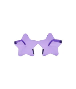 Purple Solid Color Party Star Glasses