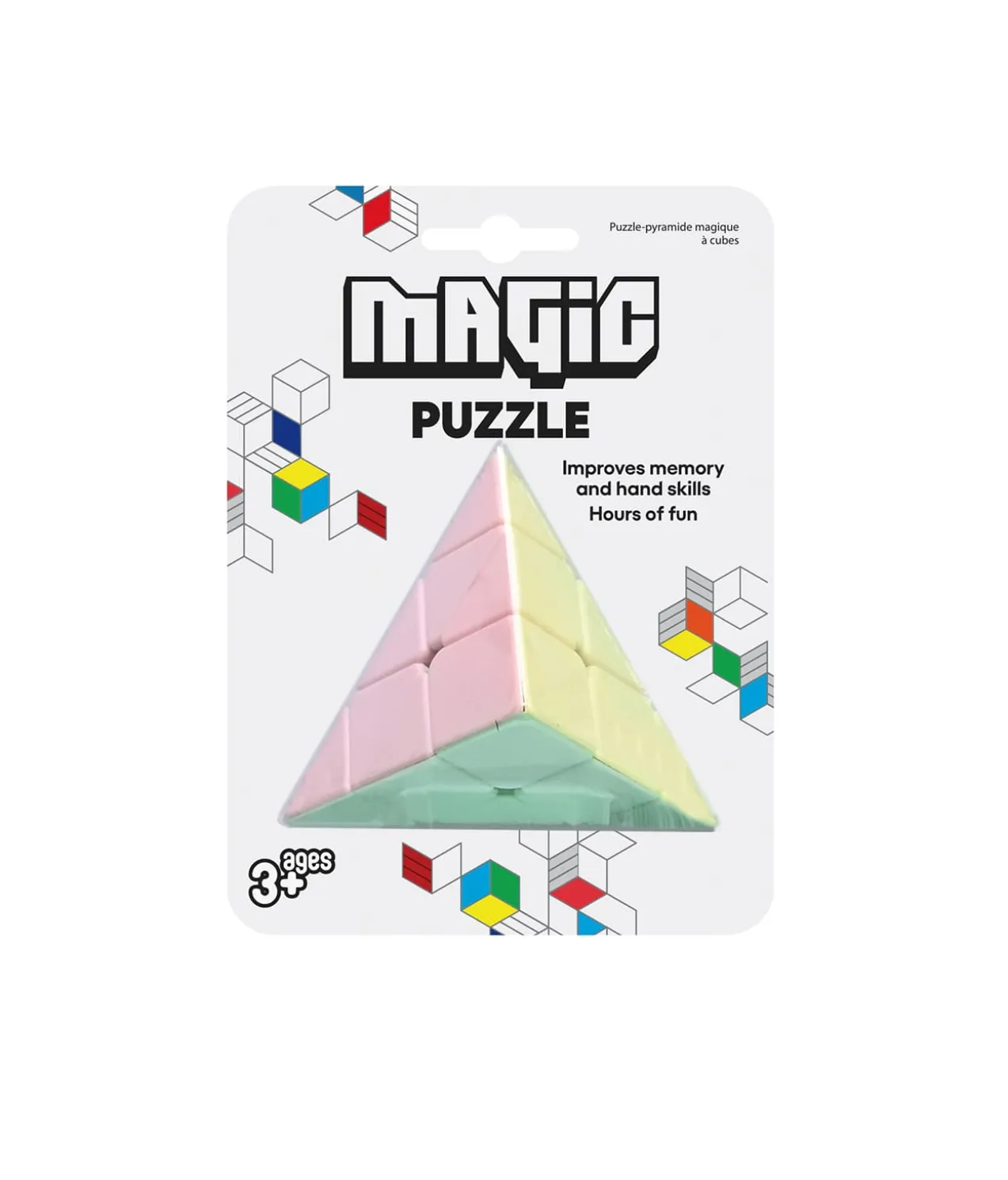 Puzzle Pyramid 9.5×9.5×8.3cm