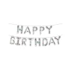 Rainbow Confetti Happy Birthday Balloon Banner 16in
