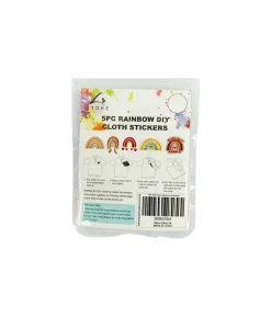 Rainbow DIY Cloth Patch 5pc