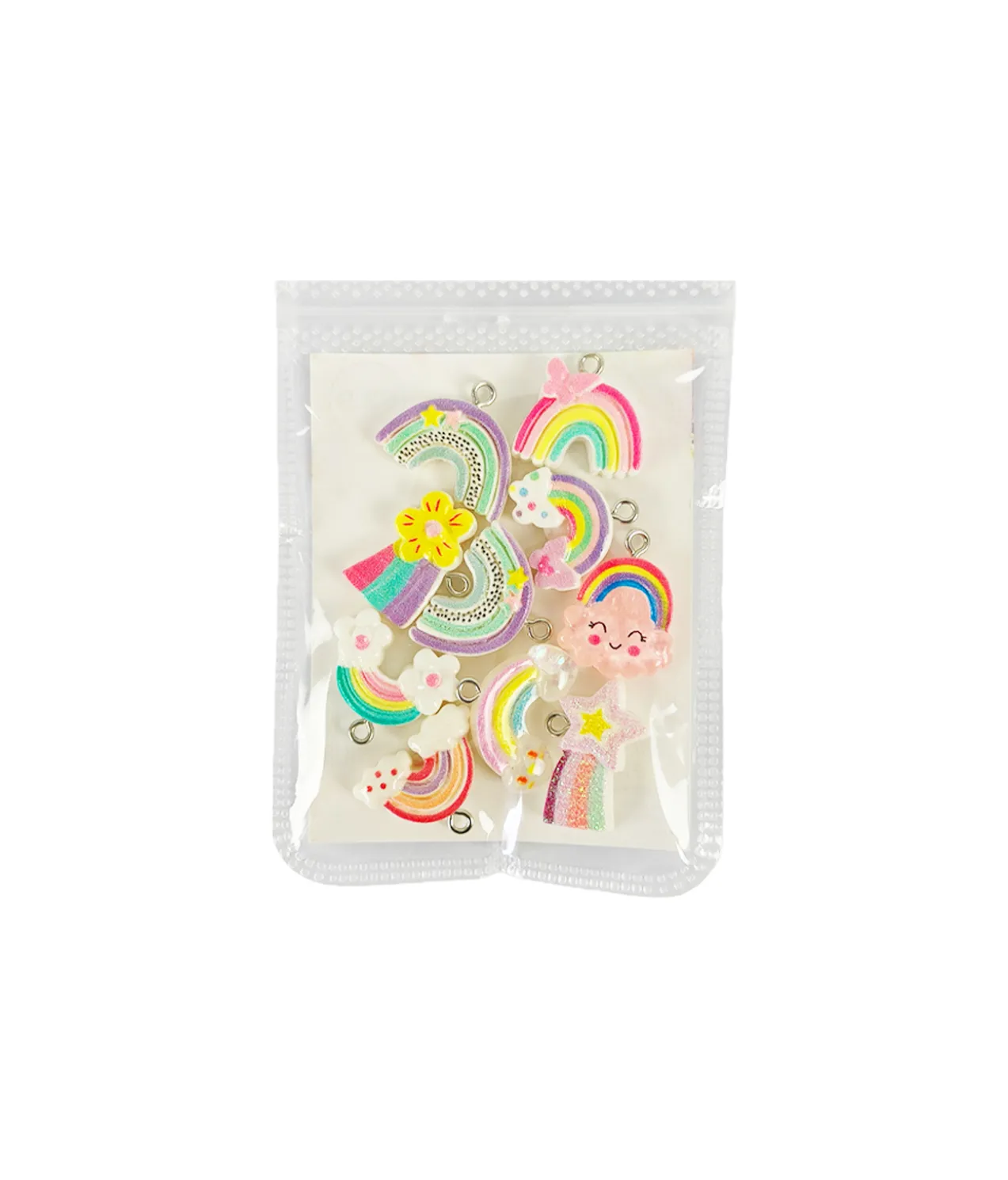 Rainbow DIY Handmade Pendants 10pc