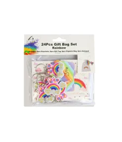 Rainbow Gift Bag Set 24pcs