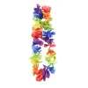 Rainbow Metallic Flower Lei