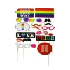 Rainbow Party Photo Props