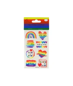 Rainbow Pride Tattoos 4pk