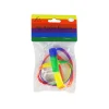 Rainbow Rubber Bracelet 4pk