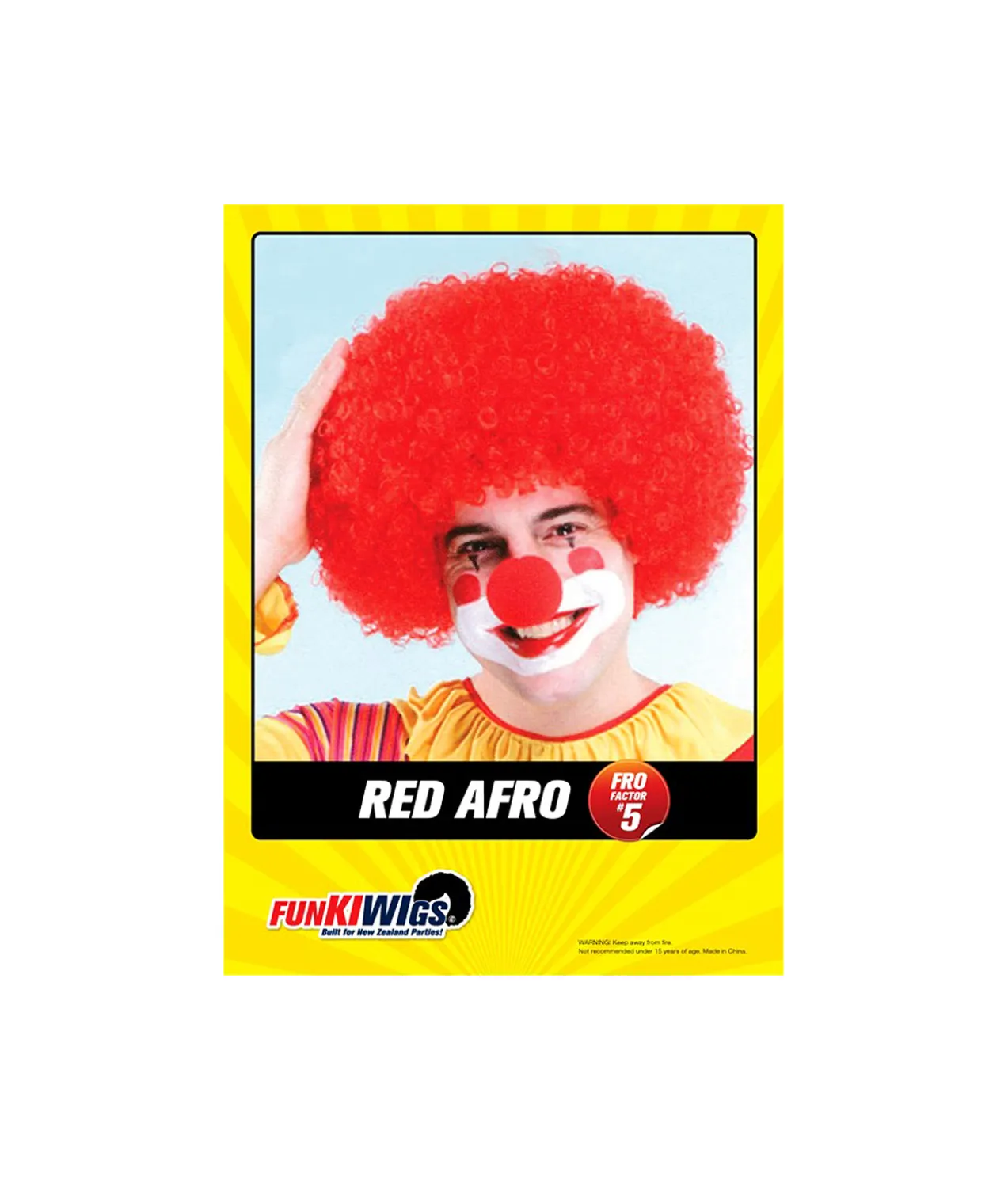 Red Afro Fro Factor 5