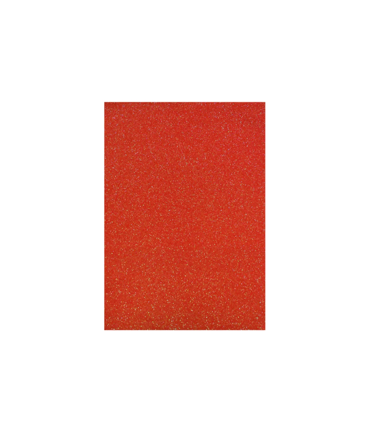 Red A4 Iridescent Glitter EVA Foam Sheets 10pk