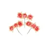 Red Artificial Craft Rose Flowers 9pc 4.5cm