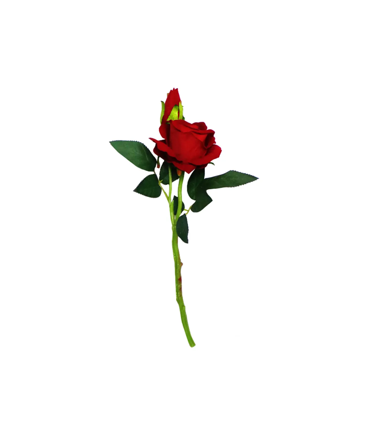 Red Artificial Rose Head 36cm