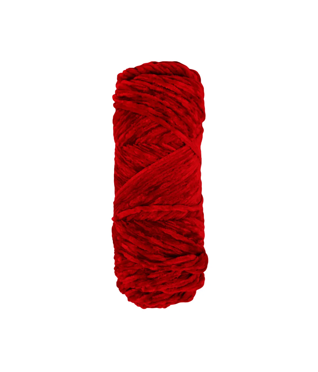 Red Chenille Yarn 95g