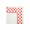 Red Dots Napkins 1ply 100pc
