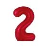 Red Foil Matte Number 2
