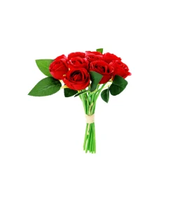 Red Fragrance Rose 12 Head 24cm