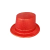 Red Glitter Top Hat