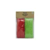Red & Green Craft Raffia 2x30m