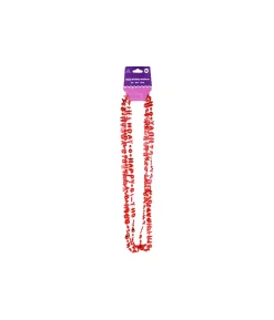 Red Happy Birthday Necklaces 78cm 3pk