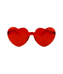 Red Heart Shape Glasses