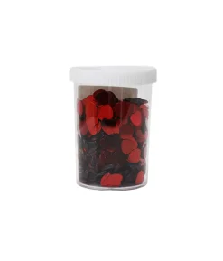 Red Heart Shape Sequins 80g