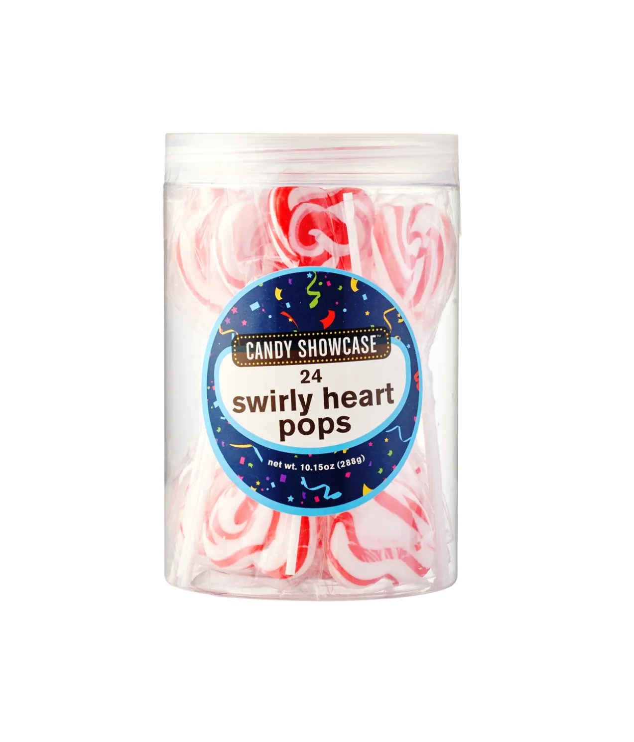 Red Heart Swirly Pop 24pk