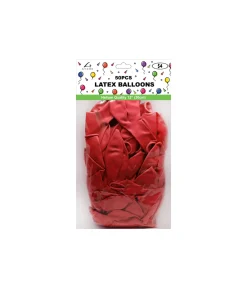 Red Latex Balloons 12inch 50pk