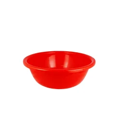 Red Medium Plastic Round Basin