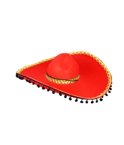 Red Mexican Felt Hat