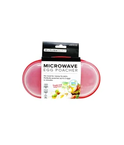 Red Microwave Eggs Poacher 20x11x4cm