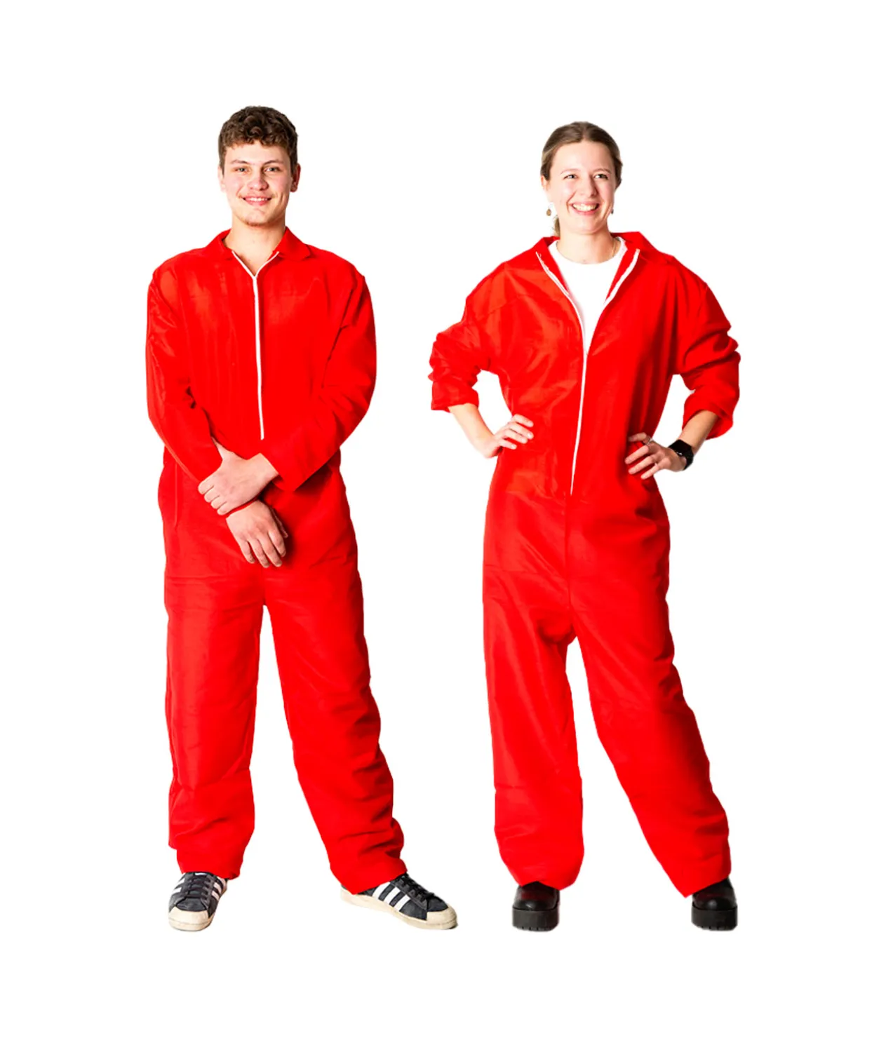 Red Overalls Adult