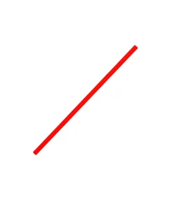 Red Paper Straws 25pk