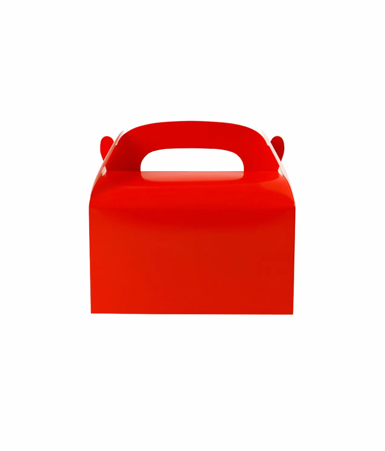 Red Paper Treat Box 6pc (Side Seal)