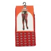 Red Party Stockings Diamond Patterns