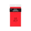 Red Plastic Tablecover 137x274cm