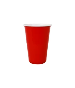 Red PP Plastic Cups 16oz 25pk
