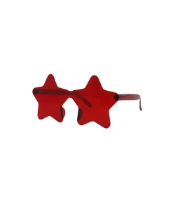 Red Solid Color Party Star Glasses