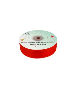 Red Solid Colour Organza Ribbon 2.5cm