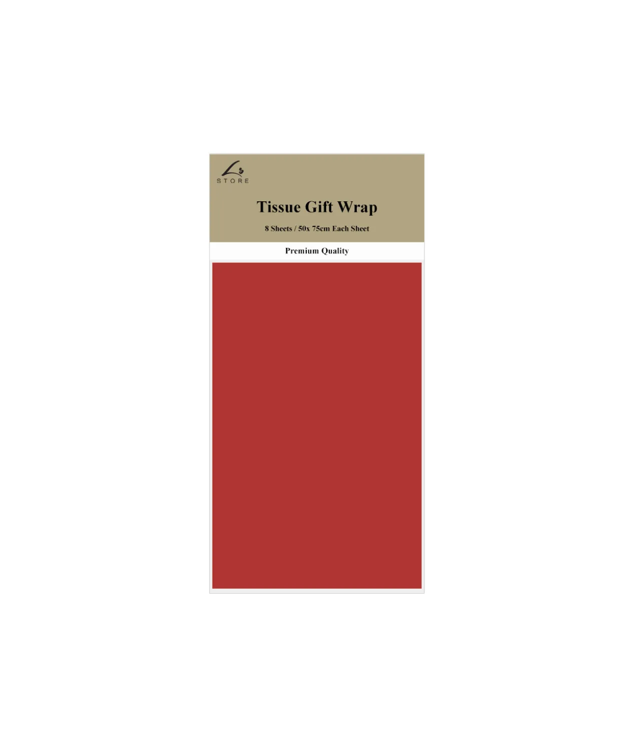 Red Tissue Paper 8pk