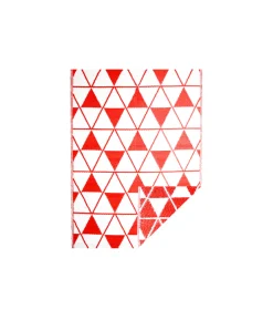 Red Triangles Outdoor Reversible Mat 1.2x2m