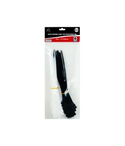 Reusable Cable Tie Black & White 100pc