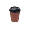 Ripple Double Wall Coffee Cups with Lid 24x8oz