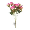 Rose 7 Branch Assorted 43cm